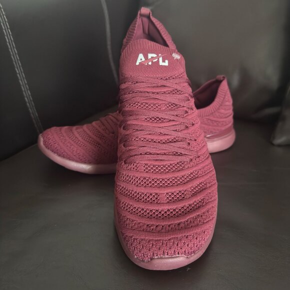 APL Techloom Wave Mens Sneakers Size 14 Burgundy Lightweight Knit Athletic Shoes main image 6